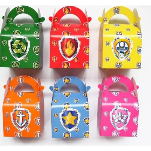 New Paw Patrol Chase Skye Marshall Everest Candy Box Patrulla Canina Juguetes Party Decoration Toy Christmas Birth Boy Girl Gift