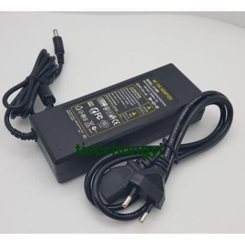 New EU 12V 8A 100W Power Supply AC to DC Adapter for 5050 Flexible LED Strip Light Lamp with surveillance cameras power supply