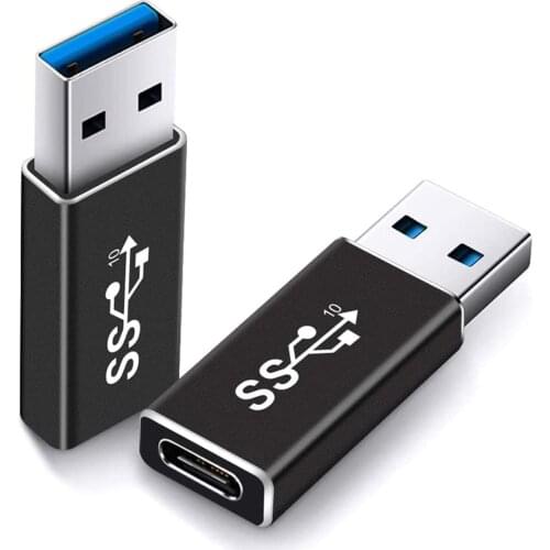 NUOLIANXIN USB 3.1 USB A to Type C (2 Pack) adapter, USB 3.1 GEN 2 Support Double Sides 10Gbps data transfer Speed & Charging