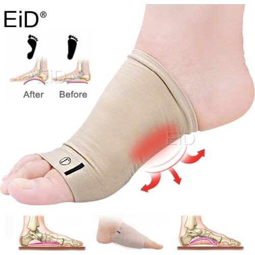 Silicone Gel Arches Footful Orthotic Arch Support Foot Brace Flat Feet Relieve Pain Comfortable Shoes Orthotic Insoles Unisex