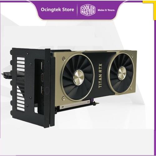 Cooler Master Graphics Card Steering Bracket Vertical Turning Bracket PCI-E Adapter Vertical Graphics Card Extension Cable