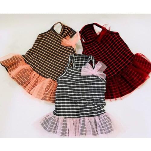 Cat Skirt Pet Dress Dog Dresses Yorkshire Terrier Pomeranian Shih Tzu maltese Bichon Poodle Schnauzer Dog Clothing Pet Clothes