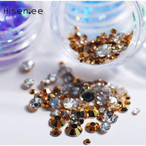 1Box New Fashion Popular Japanese Style Jelly Shiny Resin AB Color Rhinestone DIY Nail Art Sweet Jewelry Accessories Decoration
