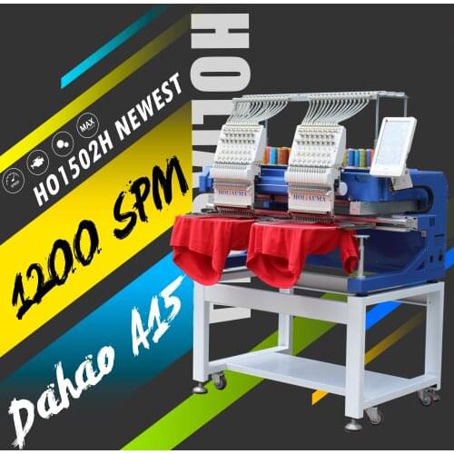 10 Years Service ! HOLiAUMA new condition the textile 400*500mm embroidery machine for flat cap garment t-shirt multi function