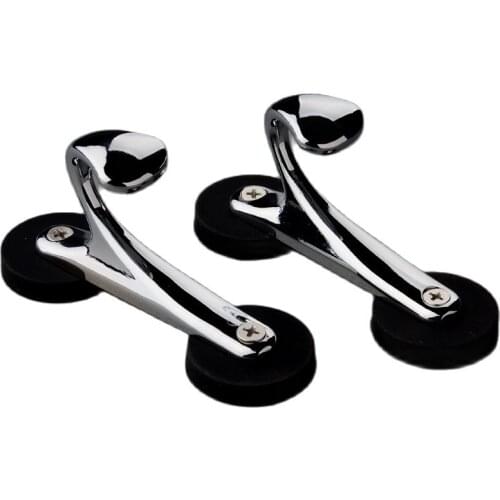 2pcs Strong Magnetic Hook Movable Coat Hooks Kitchen Bathroom Hook Powerful Neodymium Rubberized N52 Magnet Hooks 2 Colors
