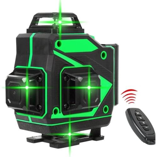 3D 4D Laser Level Green Line Device Beam Laser Self-Leveling 360 Horizontal Vertical Cross 12/16 Lines Laser Level Measure Tool