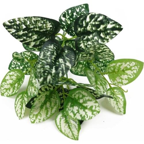 5 Fork Plastic Artificial Plants Green Grass water grass Eucalyptus plastic flower Plant Wedding Home Decoration Table Decors