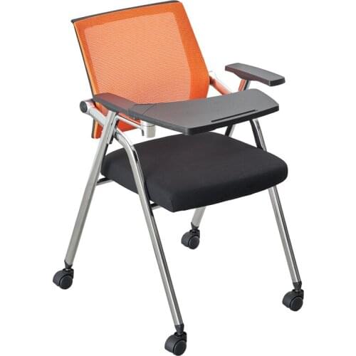 8000 Folding with writing board conference chair student table and chair one meeting room chair with table board training chair