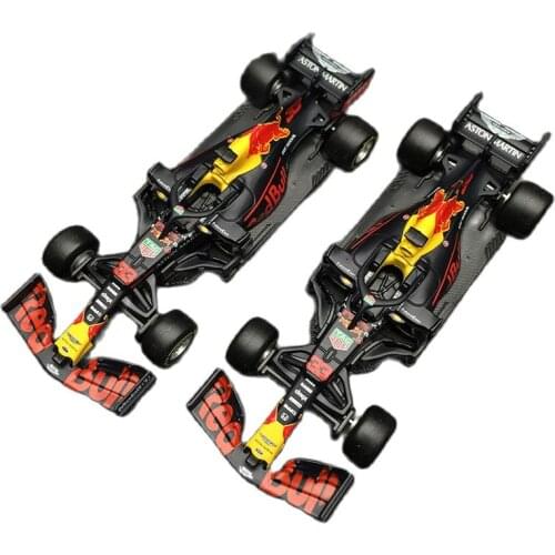 Bburago 1:43 Scale Benz Aston Martin F1 Racing RB15 2019 Verstappen Alloy Car Model Metal Vehicle Toy for Collection Gift