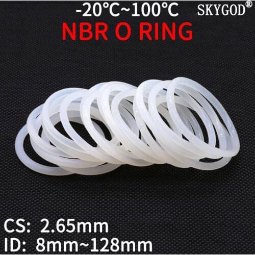 50000pcs VMQ O Ring Seal Gasket CS 1.5 mm OD 7 mm Silicone Rubber Insulated Waterproof White