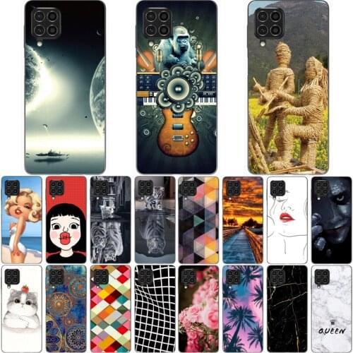 For Samsung Galaxy F62 Case Wolf Silicon TPU Fundas for Samsung Galaxy M62 Cat Animal Shell Bag Housing Phone Cases