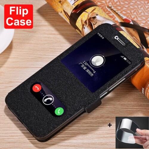 Front window Cover For Meizu M3E case M 3E A680H A860M A680 PU Leather Phone Cases For Meilan E M1E flip case MeilanE M1 E shell