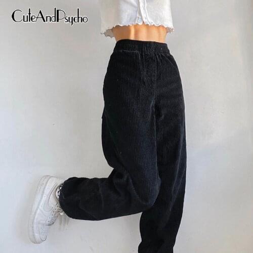 Cuteandpsycho Women's Loose Pants