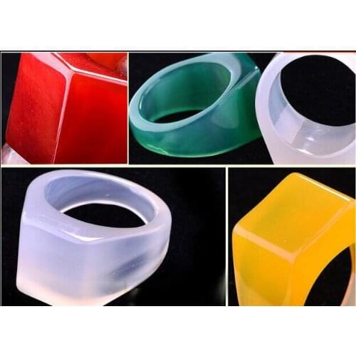 Designer Natural red agate finger ring 20mm for couples free shipping