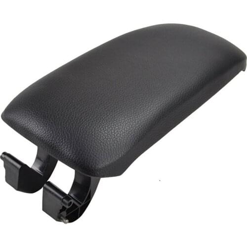 PU Leather Car Armrest Latch Cover For Audi A3 8P 2003-2012 Center Console Arm Rest Storage Box Lid Cover Auto Accessories