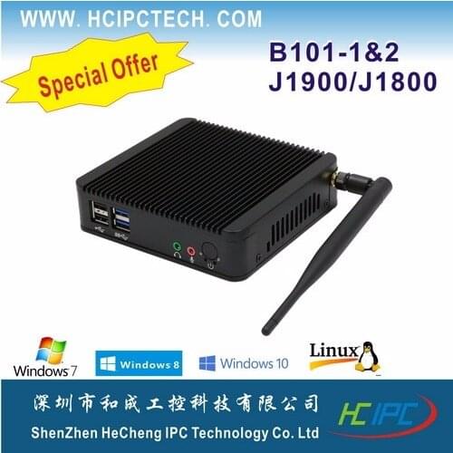 HCIPC F2B101-1 HCSJ18NA, Baytrail J1800 Mini PC, J18900 dual lan barebone pc