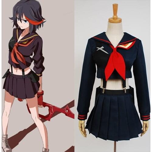 Hot Anime KILL la KILL Cosplay Outfit Ryuko Matoi Cosplay Costume Dress For Girls Women Halloween Party Costumes Custom Made