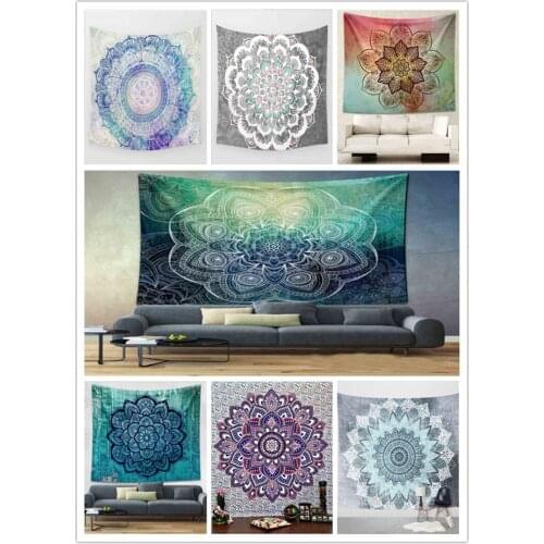 India Beautiful Mandera Flora Wall Hanging Decorative Tapestry Blanket Soft Bedspread Yoga Mat Table Cloth Home Bedding