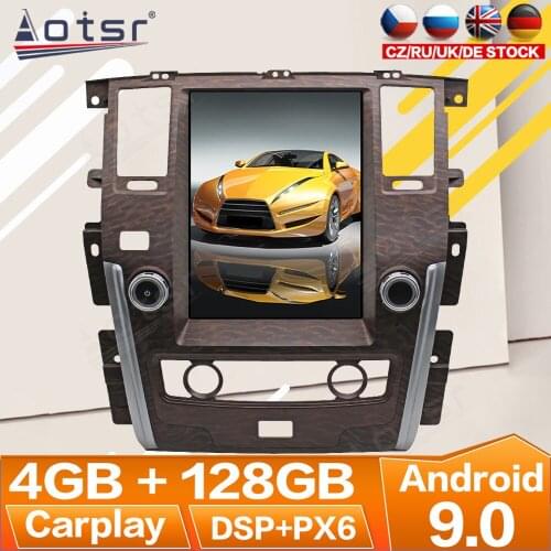 For NISSAN PATROL Y62 2010 2011 2012-2018 Android Radio Multimedia Car Cassette Recorder Stereo Player Tesla GPS Navi Head Unit