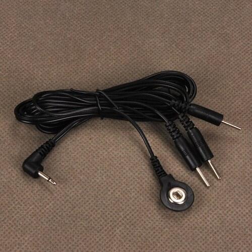 Medical Electric Shock Wire For Electrical Stimulation Electro Shock Accessory Cable To Connect Penis Ring Anal Plug Sex Toys