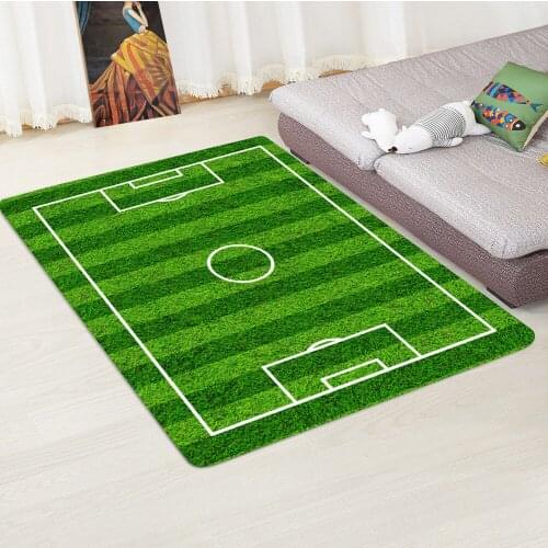 Cartoon football carpet kids room rugs and carpets for home hallway room area rugs livingroom bedroom tapete children play mat