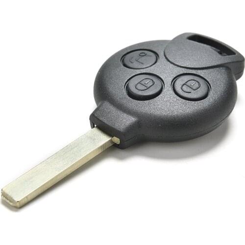 Uncut Keyless Remote Control Key Fob 434MHz for Smart Fortwo 451 2007-2013