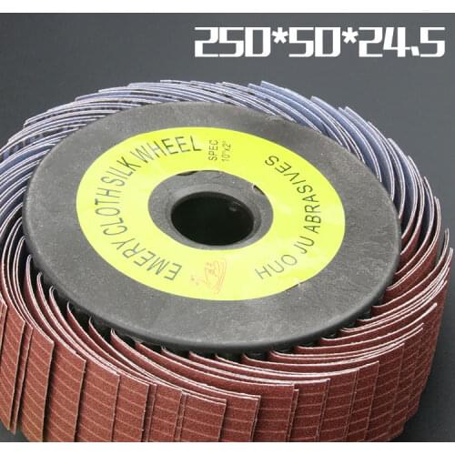 NEW 1pcs 10" 361 Emery cloth grinding wheel for carpentry