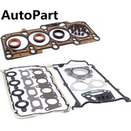 New 06A 115 441 J Engine Cylinder Head Gasket Repair Set Kit For VW Jetta Golf MK4 Passat B5 Audi A4 1.8T Engine 058 103 383 K