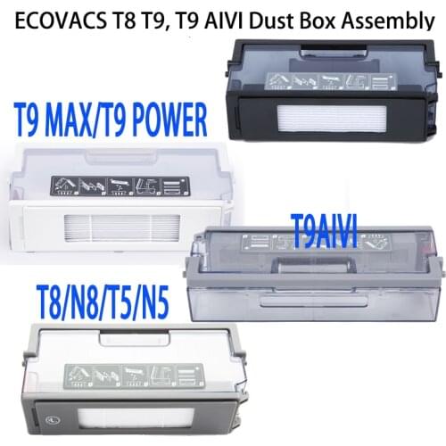 ECOVACS Deebot OZMO T8 T8 AIVI T9, T9 MAX T9 Power T9 AIVI Dust Box Assembly