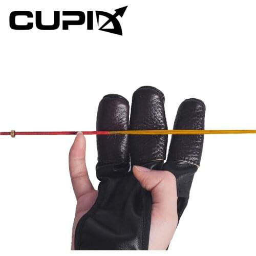 Gloves Finger Shooting Archery Equipment Beauty Hunting Recurve Bow Straight Bow Three-finger Leather Gloves Feel Good