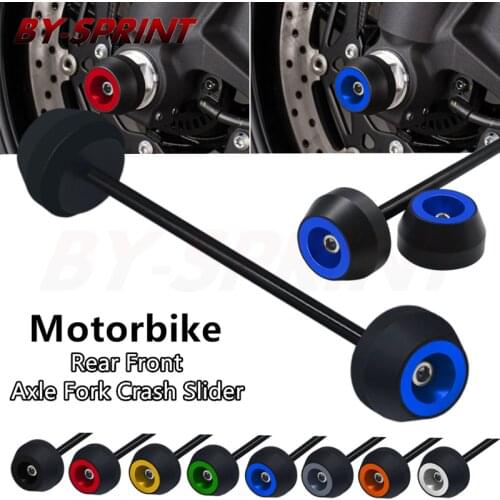 For HONDA CBR600RR HORNET 600 CB1000R CBR600F Motorcycle Front Axle Fork Wheel Protector Crash Sliders Falling Protection Pad