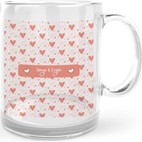Personalized Valentine 'S Day Themed Glass Mug Cup-42
