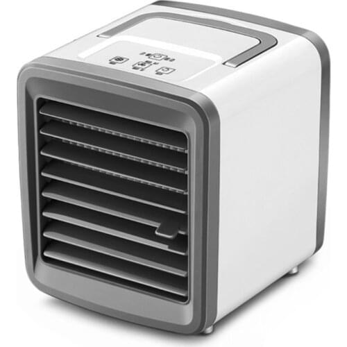 USB Mini Portable Air Conditioner Humidifier Purifier 7 Colors Light Desktop Air Cooling Fan for Office