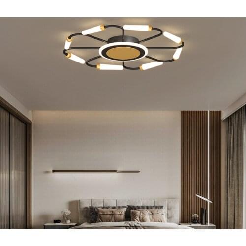 Nordic simple modern LED ceiling light lamp bedroom kitchen living room metal acrylic indoor lighting fixtures school luminaire