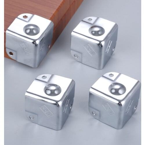 4Pcs 35/40mm Aviation Corners Brackets Toolbox Wooden Case Jewelry Box Metal Edge Corner Protectors Covers Furniture Hardware