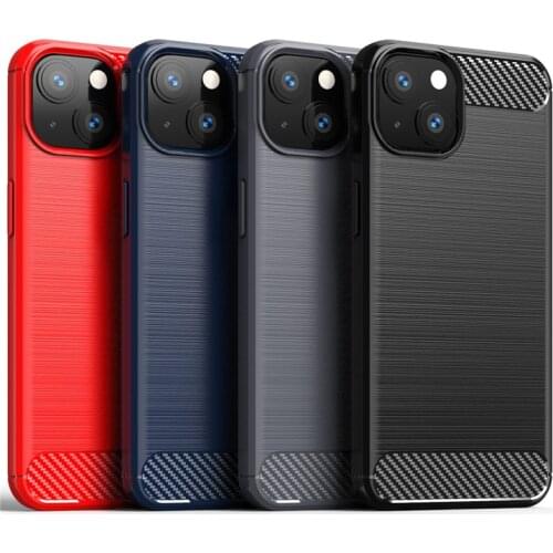 Silicone Case For iPhone 13 Case For iPhone 13 12 11 Pro XR XS 7 8 Plus Cover Armor Shockproof Phone Bumper For Apple iPhone 13