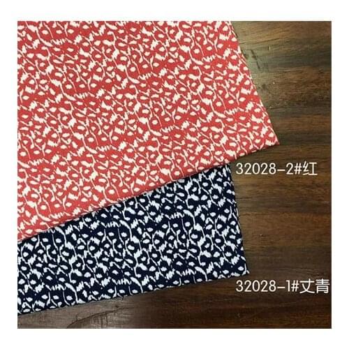 Rayon fabric dark floral printed fabric dress fabricLFCK080049