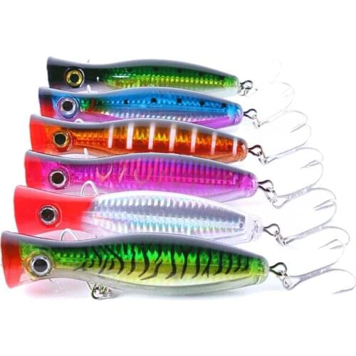 Top Water Fishing Lures Popper Lure Crankbait Minnow Swimming Crank Baits Saltwater Fishing Lures