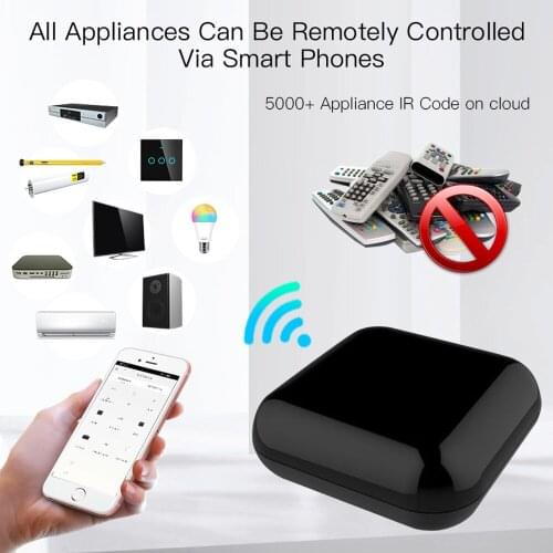 Tuya New WiFi RF+IR Universal Infrared Remote Controller RF Appliances Smart Life App Voice Control Work with Alexa Google Home
