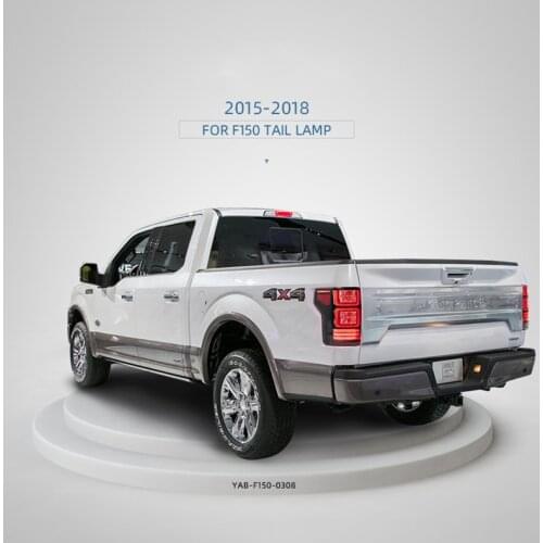 Taillights Assembly For Ford F150 2015-UP With Turn Signal Reverse LED DRL Lights Car Taillight Assembly Signal Auto Accessories