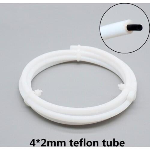3D Printer Parts PTFE hotend Tube PTFE Pipe V5 V6 Bowden Extruder Wire feeding tube 1.75mm ID2mm OD4mm 1M 2M