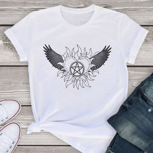 Women T-shirt 2021 Fashion Retro Top Woman Retro Streetwear Harajuku Tee&Top White Short Sleeve t-shirt female Plus Size 3XL