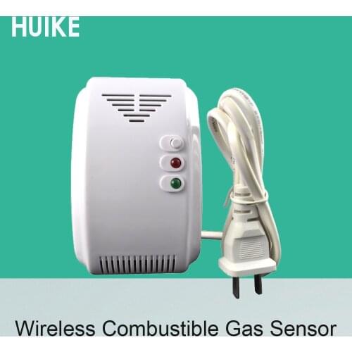1 PCS Wireless Combustible Gas Leaking Detector 433MHz Alarm System Accessories Coal Natural LPG Sensor kitchen safety protect