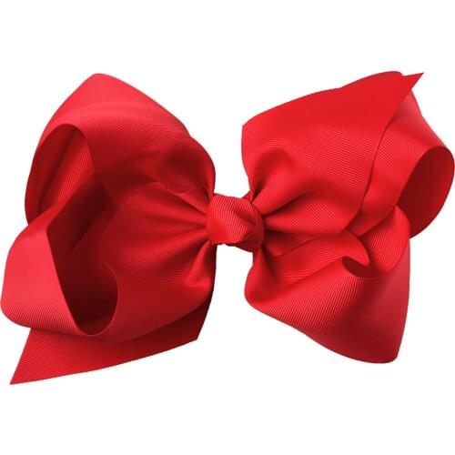 8inch 1PCS Retail Hair Bows With Alligator Clip For Children Girls' Hairclips Korean Style Hair Accessories
