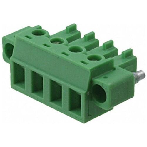 1pcs Plug-in PCB terminal block / row terminal block Pitch 5.08mm plug 4p