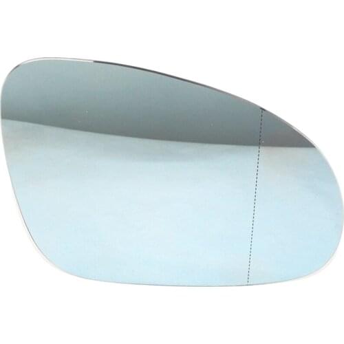 1Pc Right Passenger Side Exterior Mirror Glass Replacement Vehicle Parts Compatible For Volkswagen Golf MK5 2004-2008 Blue