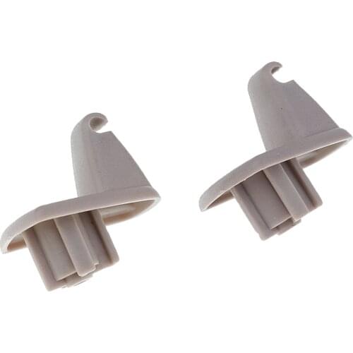 2pcs Plastic Sun Visor Hook Clip For 05-07 Chrysler 300 Dodge 06-07 Charger