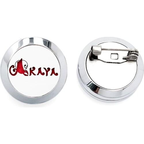 20mm Silver color Stainless Steel Aromatherapy Brooches Essential Oils Diffuser Locket Brooches Jewelry