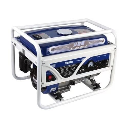 220V 3KW household gasoline generator small four-stroke hand start generator set 170F