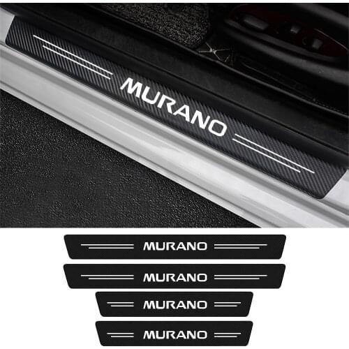 4X For Nissan Murano 2021 2020 2019 2018 2017 2016 2015 2014 2013 2012 Z50 Z51 Z52 Car Door Threshold Sticker Tuning Accessories
